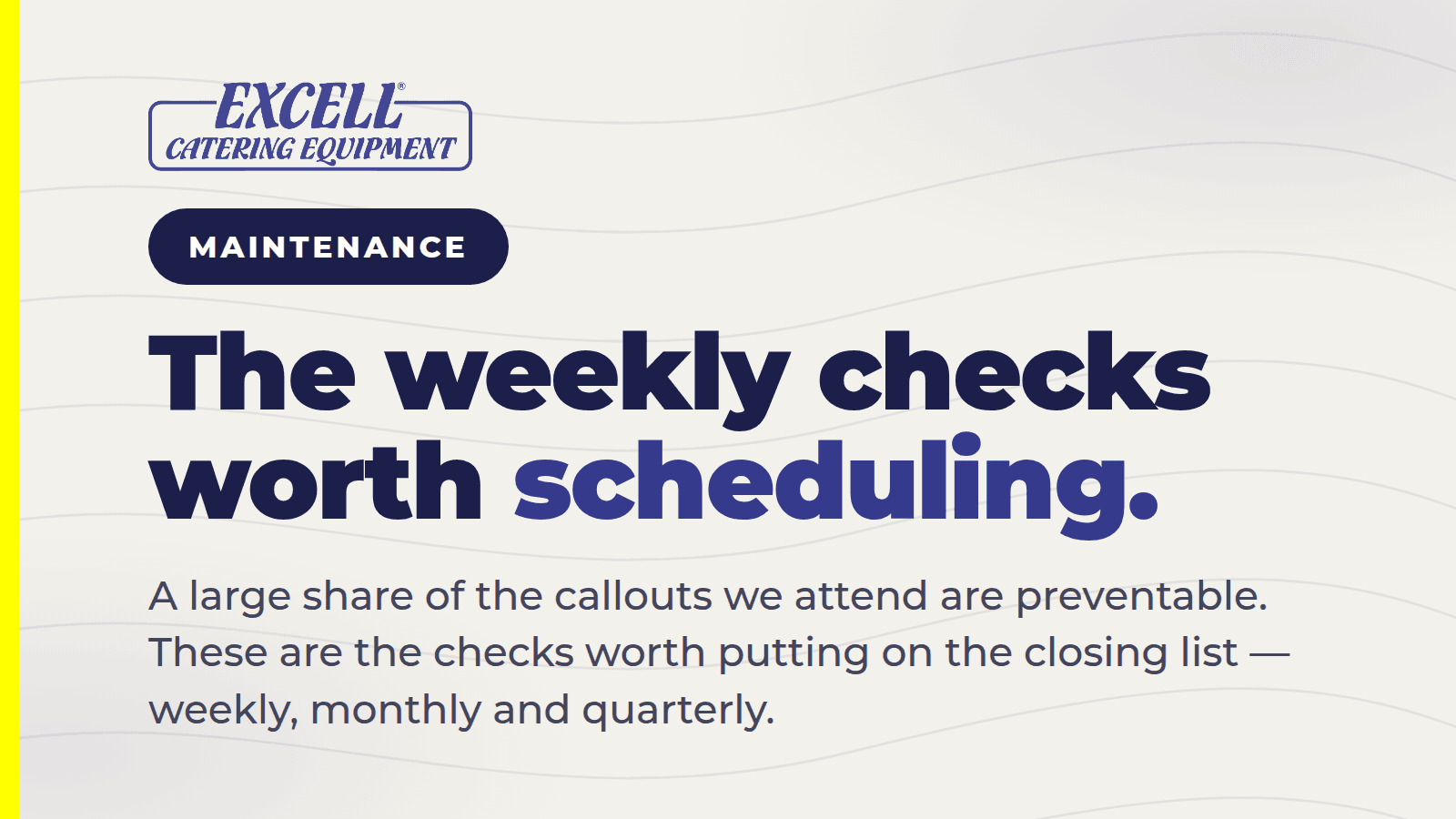 The commercial kitchen maintenance checklist worth actually using