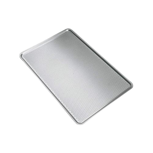 4 Perforated aluminium trays kit, 600x400mm