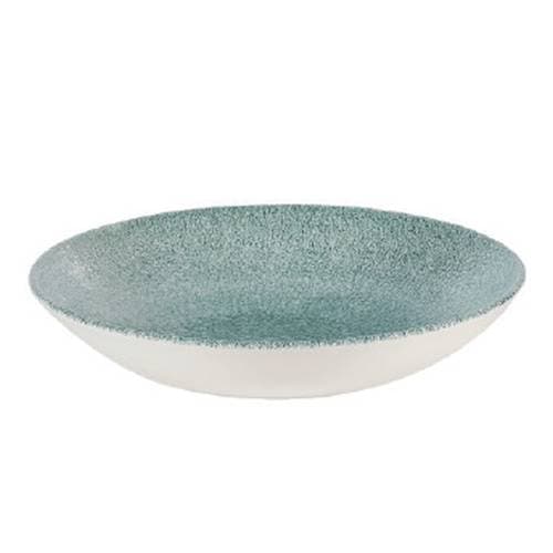 RAKU JADE GREEN – COUPE BOWL – 24.8CM (12)