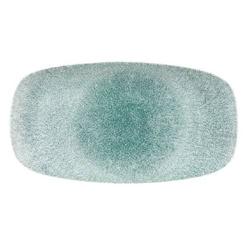 RAKU JADE GREEN - OBLONG CHEFS PLATE 30 X 15.3CM (12)