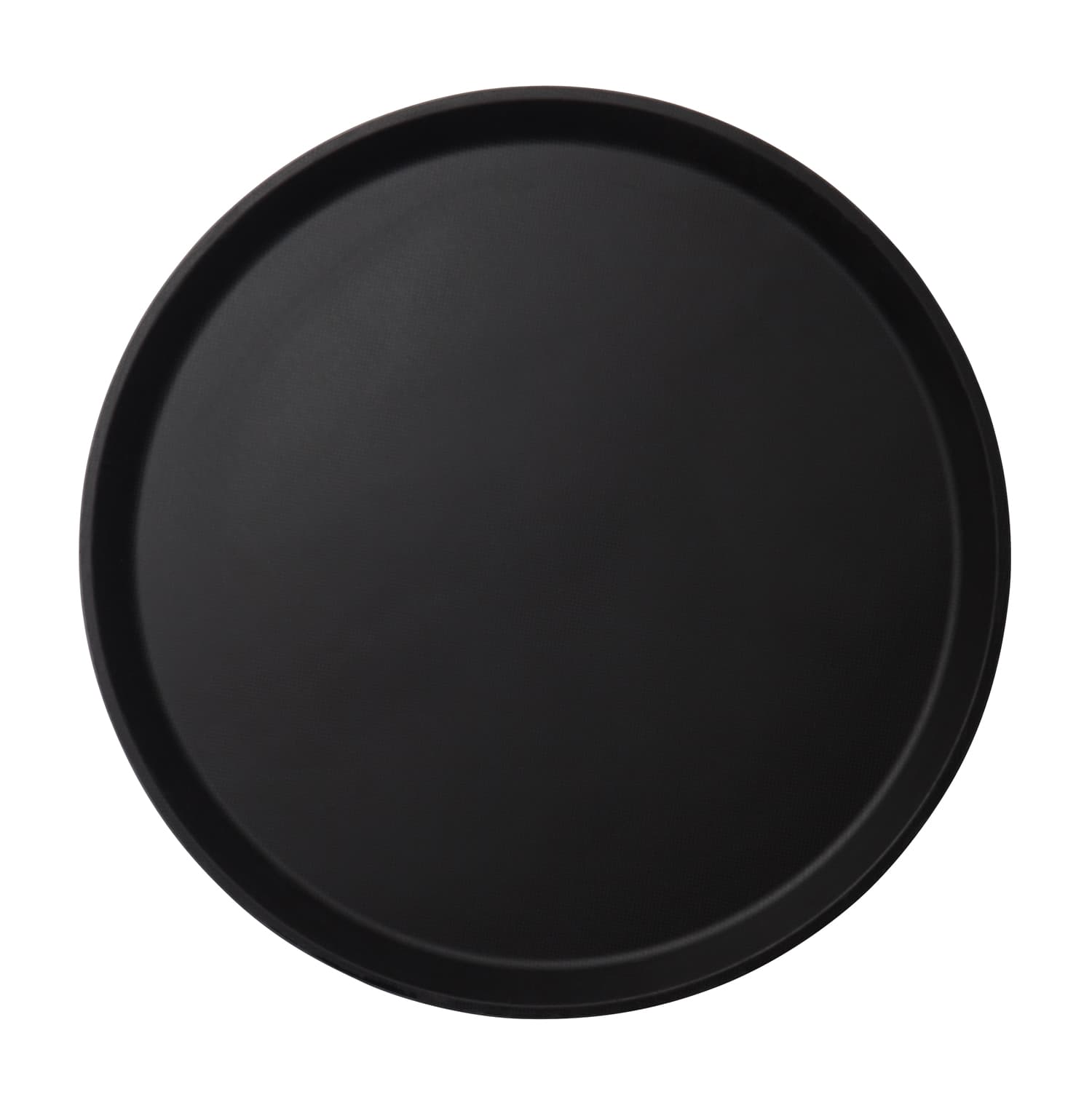 CAMTREAD NON-SLIP FIBERGLASS TRAY ROUND - 40.5CM BLACK
