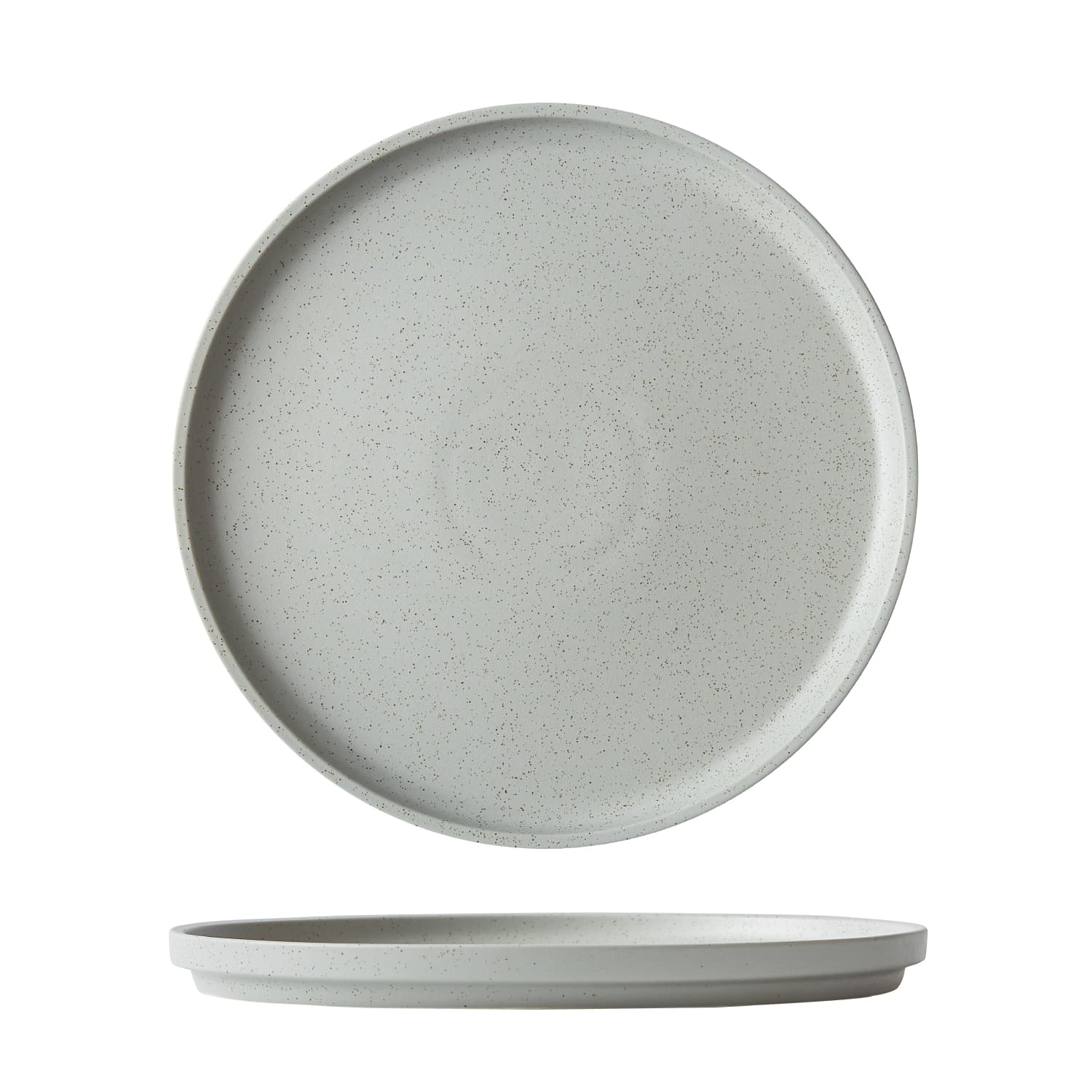 DUNE - ASH - WALLED PLATE - 23.5CM (12)