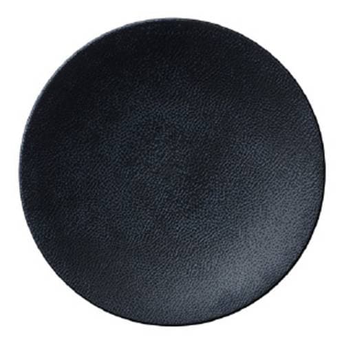 LEATHER - BLACK - STARTER / DESSERT PLATE - 23.5CM (12)