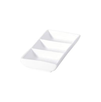 RECT. 3-DIVIDED DISH - 17CM (6)