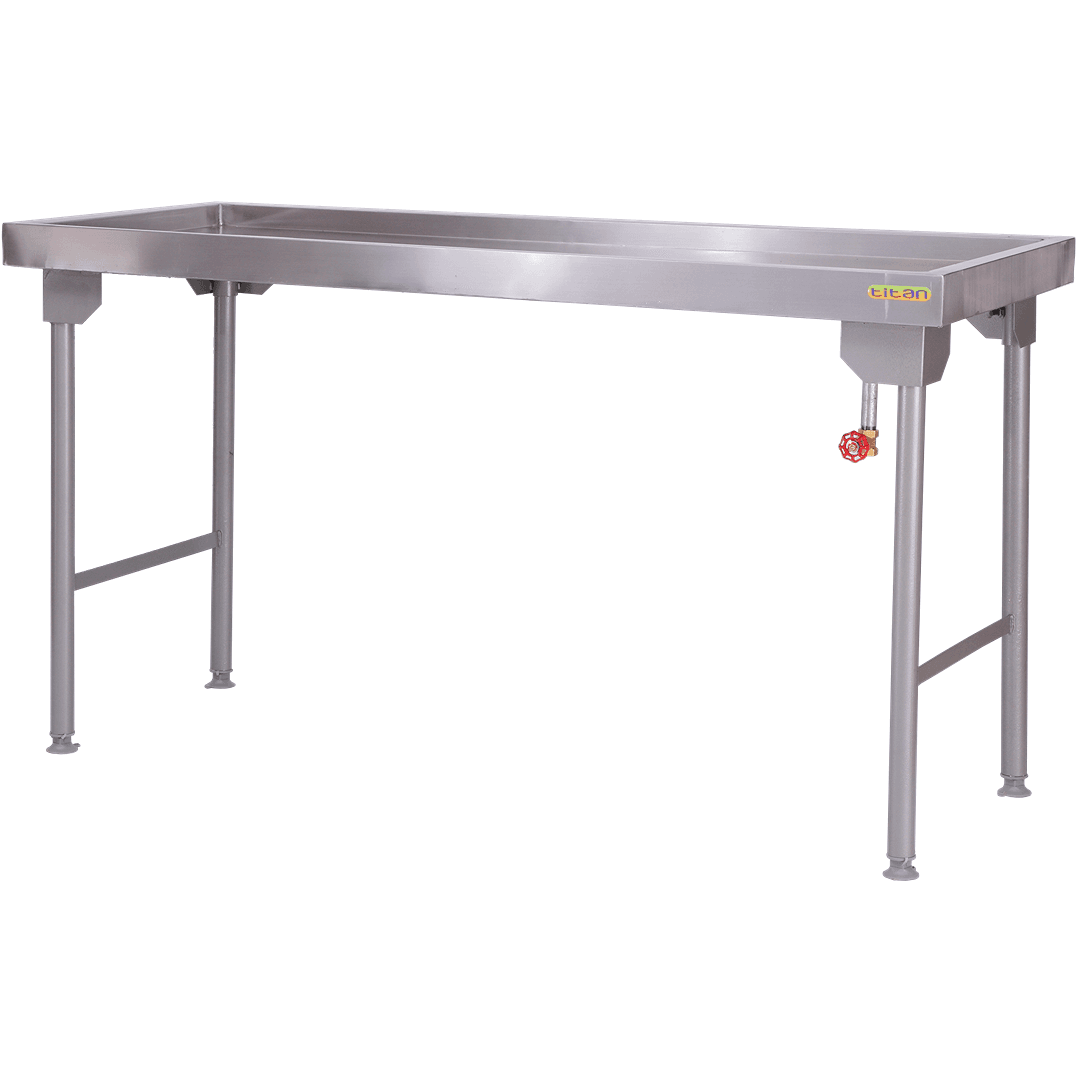 1100 mm Titan SAUSAGE TABLES - STAINLESS STEEL
