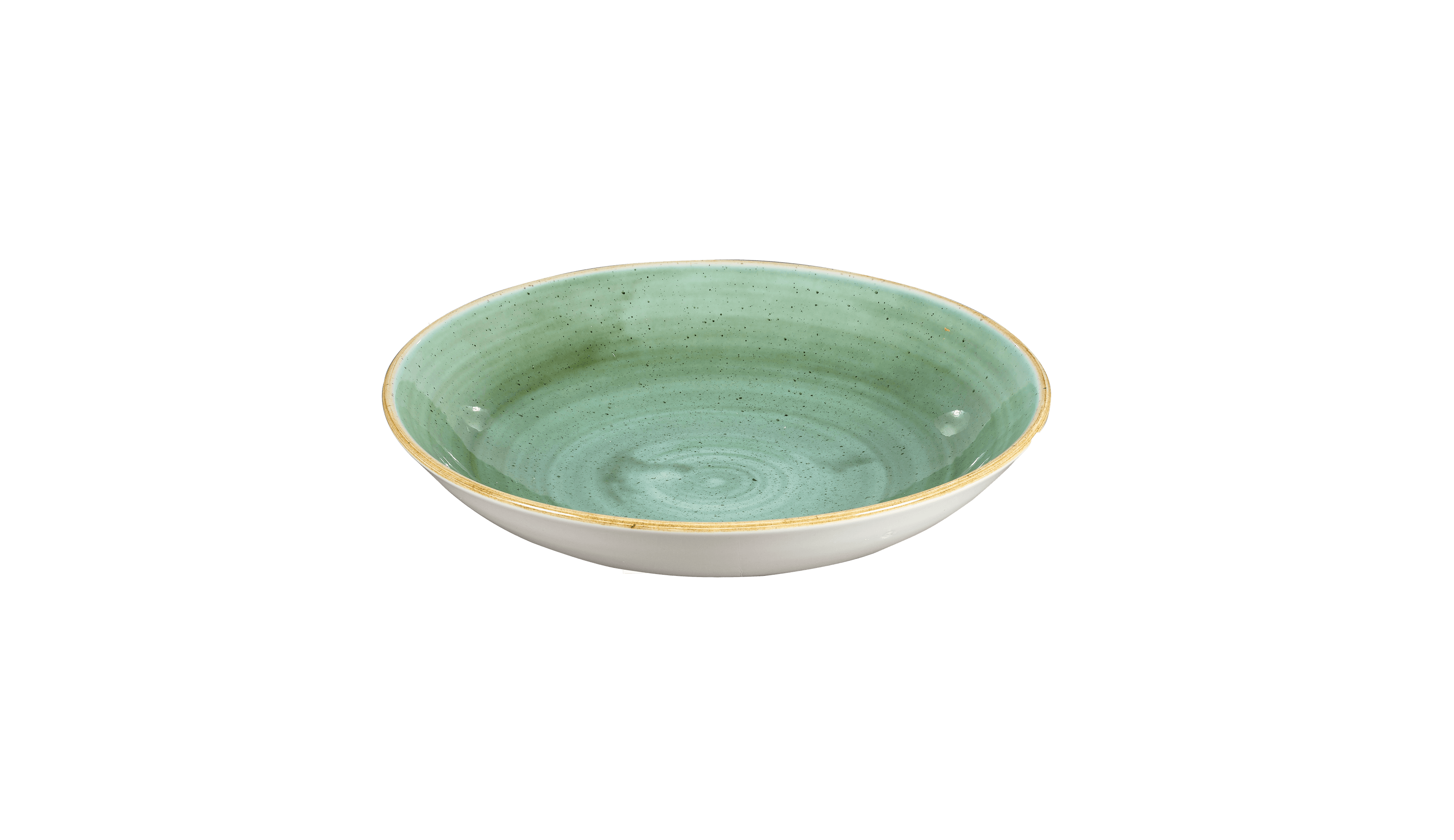 STONECAST – SAMPHIRE GREEN – COUPE BOWL – 18.2CM (12)