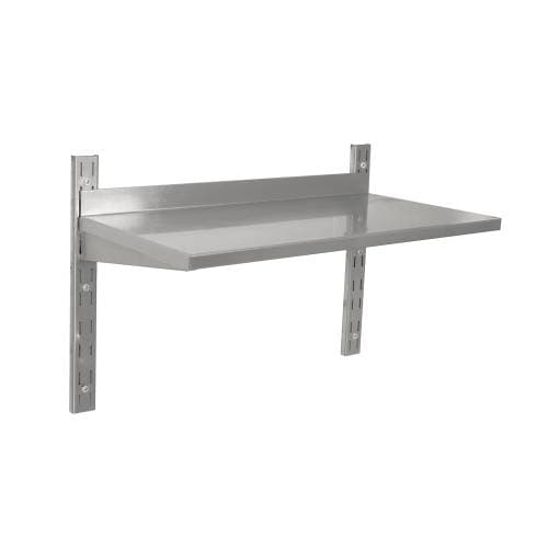 S/STEEL WALL SHELVING SINGLE - 900 X 300MM