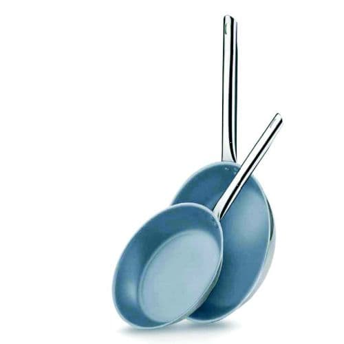 FRYING PAN 'CERAMIC COATED' S/STEEL - 320MM