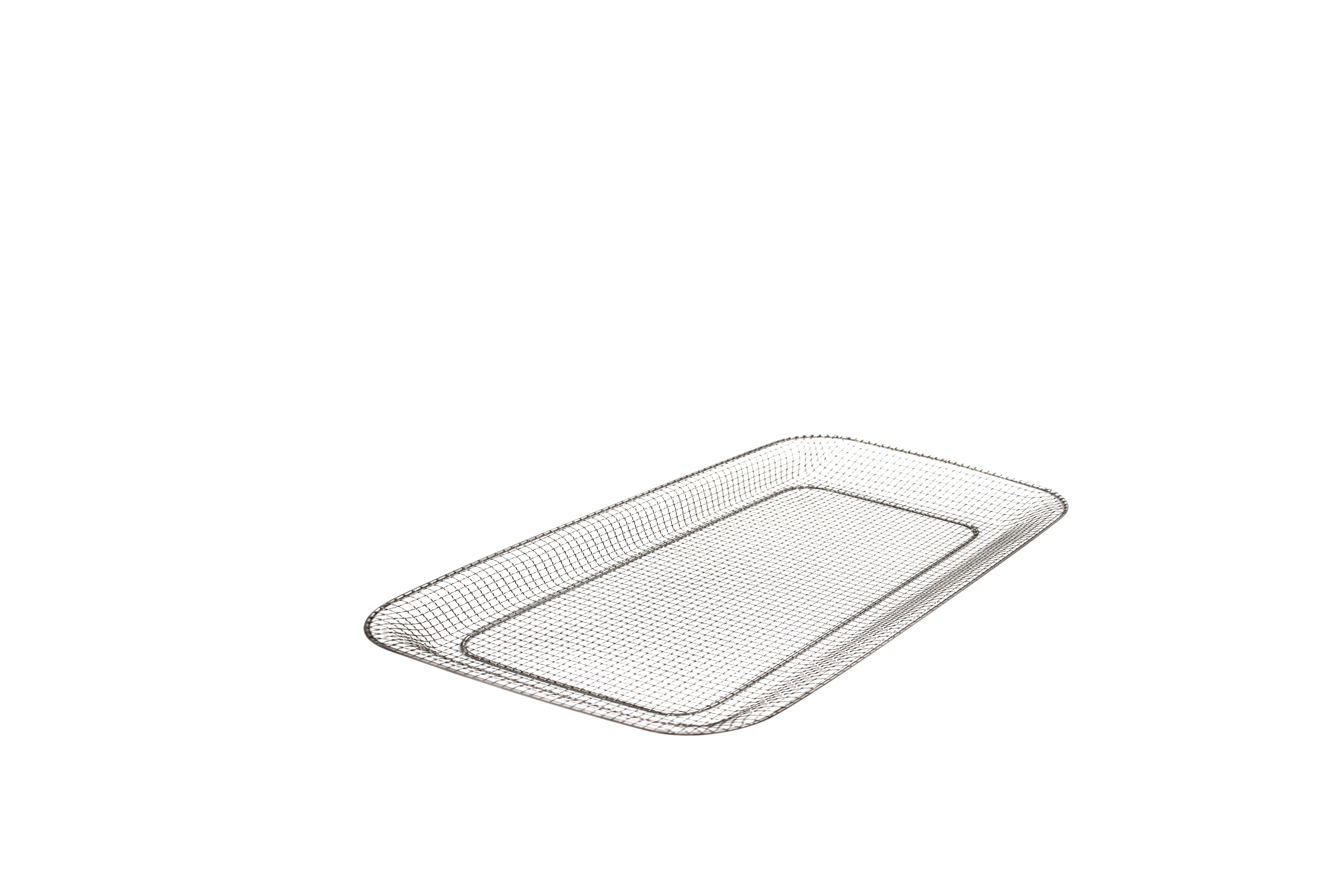 GN FRY BASKET - STAINLESS STEEL - 530MM X 330MM X 40MM