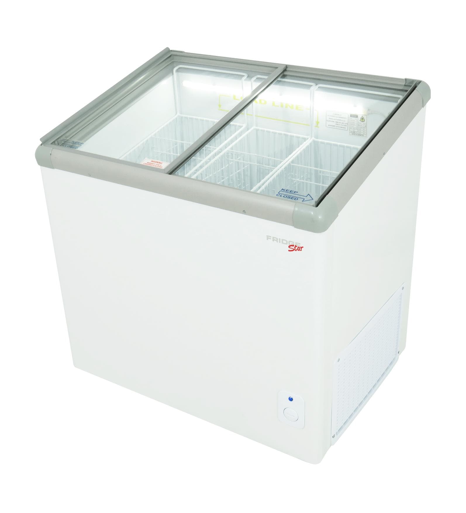 520 Litre GLASS TOP FREEZER